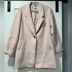 Old Navy Light Pink Wool Pea Coat Ladies Size Medium